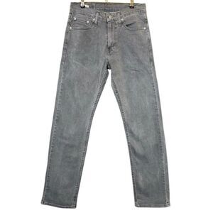 Levi's 513 Slim Straight Gray Wash Jeans Men's denim size 28 x 30